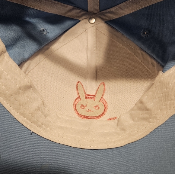 DVA DARLING Rabbit Ear Meka Adjustable Baseball Cap from Overwatch - Picture 7 of 8